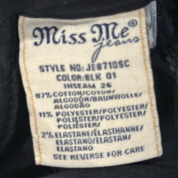 Miss Me skinny jeans - perfect condition none smoking home - Picture 5 of 7